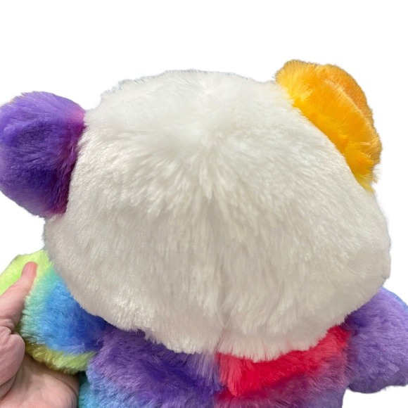 BUILD A BEAR Pop Of Color Panda Bear 16" Plush Tie Dye Rainbow - Picture 11 of 13